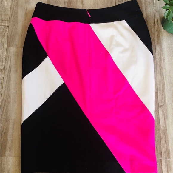 NINE WEST COLOUR BLOCK SKIRT - Picture 2 of 5
